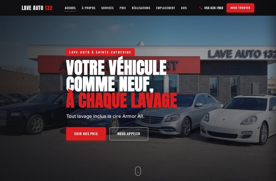 Site web Lave Auto 132